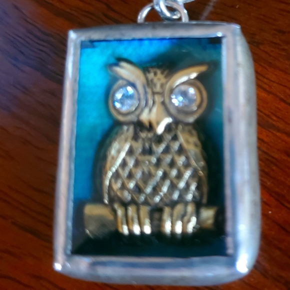 Jewel Kade Owl "Wisdim" Charm/Pendant - Picture 1 of 4